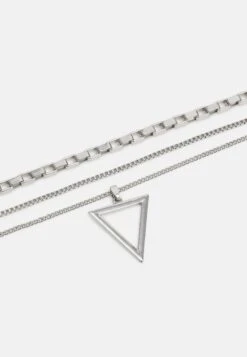 Pier One 3Pack - Ketting - Silver-Coloured -Pier One 0939075566a74b089b462fd6f4c080a5