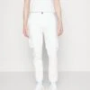 Pier One Cuffed Skinny Trouser- Cargobroek - White
