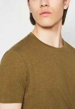 Pier One 5 Pack - T-Shirt Basic - Black/Light Blue/Khaki/Mint/Beige -Pier One 1315f4c5b0a249f28b5e2194be681f86