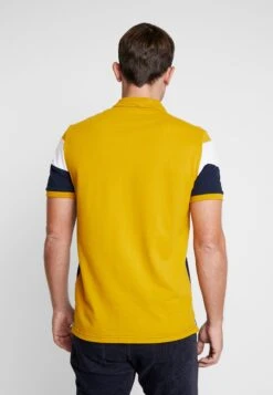 Pier One Poloshirt - Dark Blue/Mustard -Pier One 6118a37764d54a7ab70291960086940f