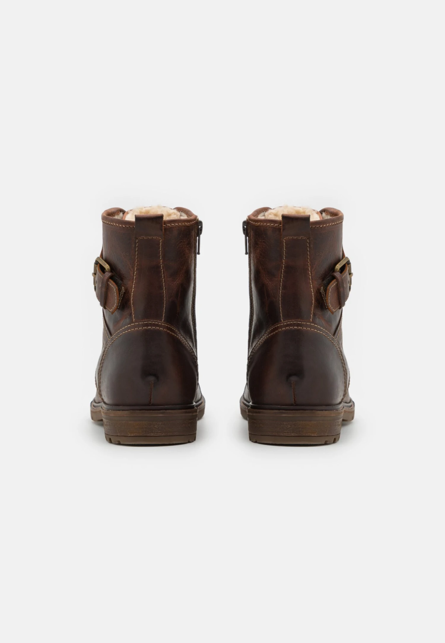 Pier One Leather - Veterboots - Brown 5 Pier One Leather - Veterboots - Brown - Afbeelding 3