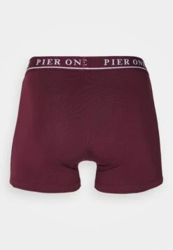 Pier One 5 Pack - Onderbroeken - Bordeaux/Mottled Grey -Pier One 7da8844dcdf84f679d2ae215c1b81ed3