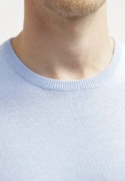 Pier One Basic Crewneck - Trui - Light Blue -Pier One b041e581fd1148bba0db07cb588bf608