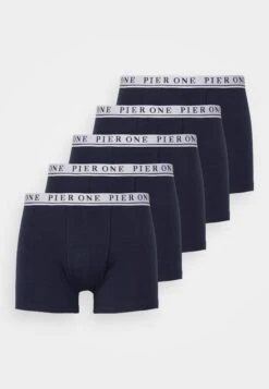 Pier One 5 Pack - Onderbroeken - Dark Blue -Pier One b91eac70d6e1453c9d6db6e3635232d9