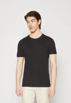 Pier One 5 Pack - T-Shirt Basic - Black/Light Blue/Khaki/Mint/Beige -Pier One c2b971c360f74878b73ca0fe7a2d2f6a