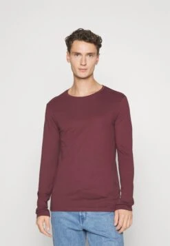 Pier One 2 Pack - Longsleeve - Bordeaux/Dark Blue -Pier One ec34e75e407e44c5926acc5c320e1444